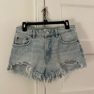 Zara light wash Jean shorts